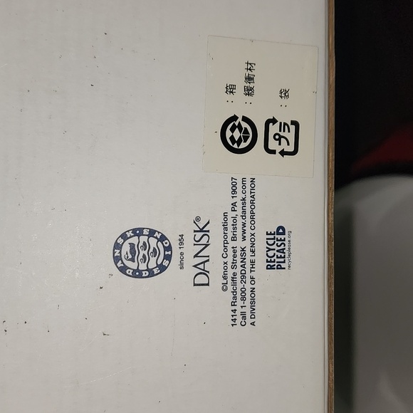 Dansk Red Kobenstyle Chili Red Enamel Pot W/ Trivet Lid NIB Lenox 2 Qt Vintage - Picture 10 of 14